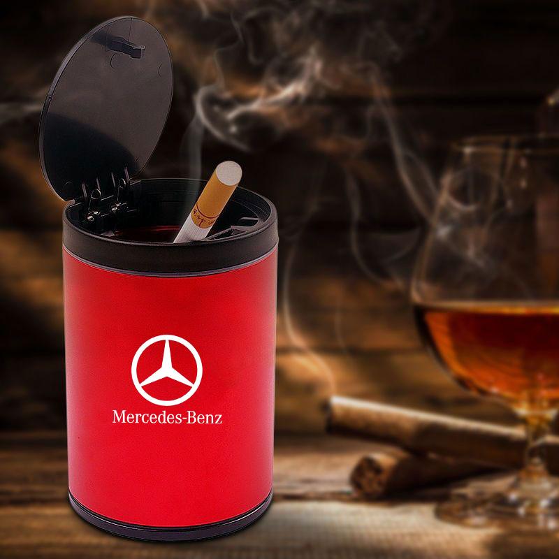 CRV1 Portable Car Ashtray Cigarette Ash Holders With Cover For Mercedes benz E GLK CLS A W204 W213 W221 ML ABR Apple Tree Accessories