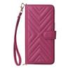 Flip Case for Xiaomi Poco F7 Ultra, Crossbody Leather Wallet, Burgundy