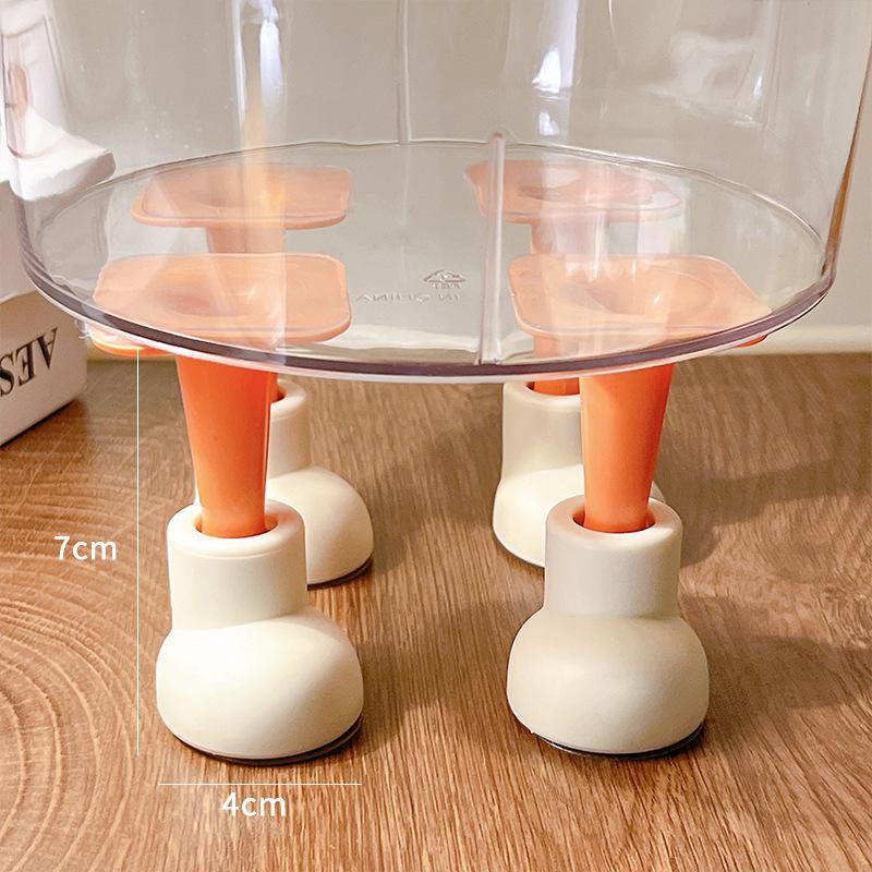 Творческий дом Ins мусорное ведро спальня гостиная мусорное ведро прозрачный высокий внешний вид милый лечебный бытовой мусорное ведро