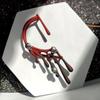Skull Exaggeration Lava Earrings Gothic Single Ear Cuff Personality Halloween Ear Clip  Cosplay