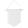 Hanging Fabric Pennant, Natural White, 14x14cm, 3 Pcs