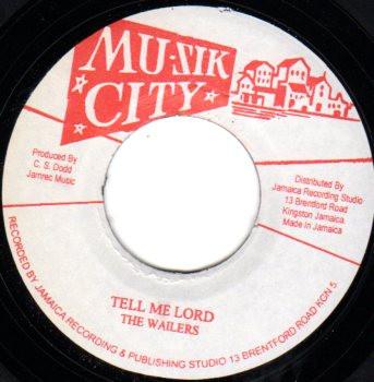 7-дюймовая пластинка WAILERS - Tell Me Lord NONE Mu-Zik City Rec 2013 Ямайка Регги, Ска и Даб Б/У