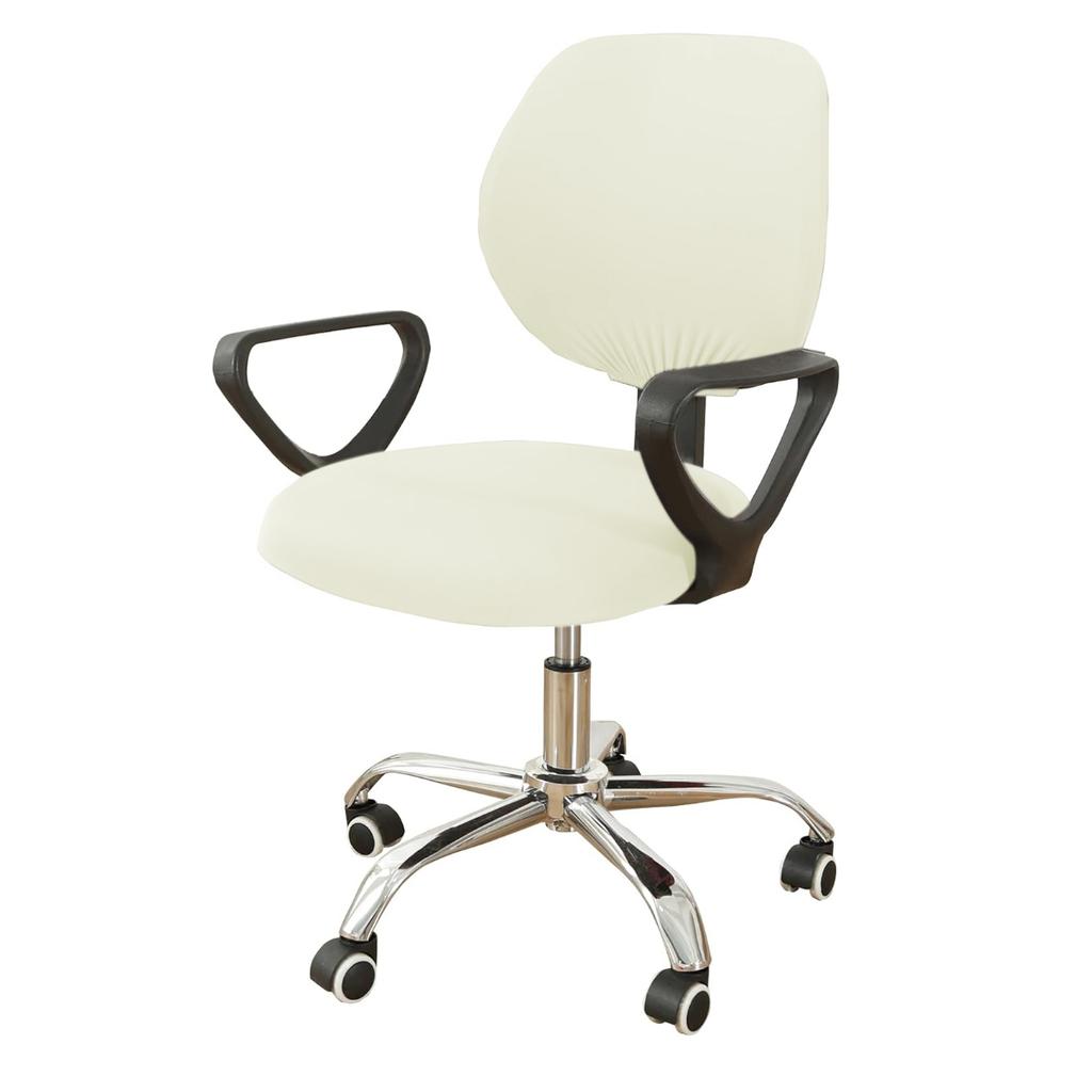 Эластичные чехлы на сиденья для офисных стульев из спандекса. Моющиеся вращающиеся чехлы на спинку. Подушки. Защитные чехлы для домашних животных. Универсальный чехол для компьютерного стула.