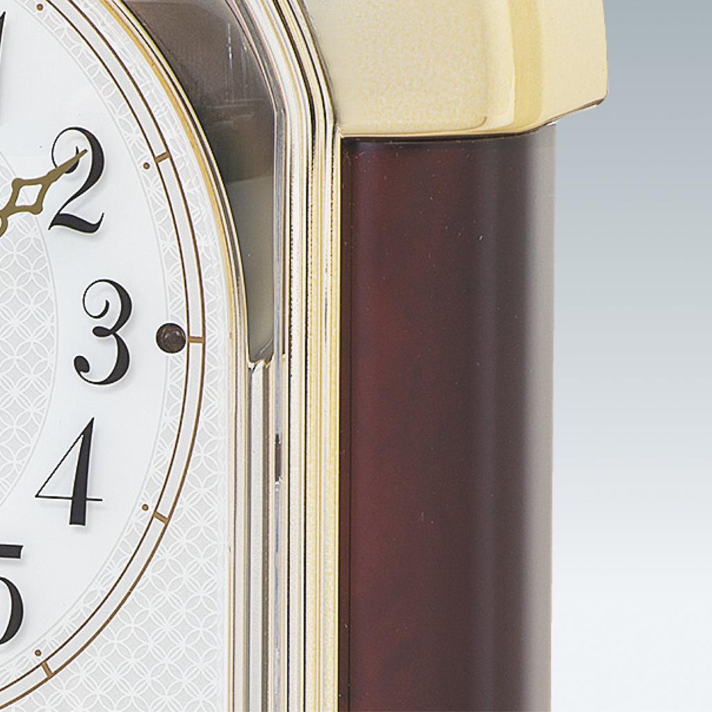 Seiko Clock Table Clock Standard Radio Clock Brown Wood BY237G SEIKO