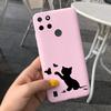Dragon Cool Black Cases For Realme C25s C25Y Case Cartoon Animals Soft Silicone Matte Bumper On Realme C25Y C 25 Y S Candy Color