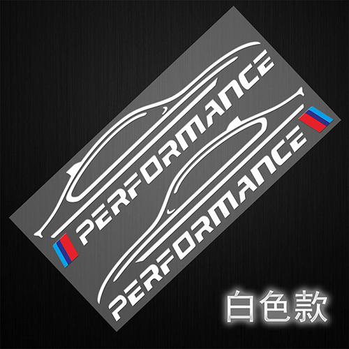 2pcs Performance Rearview Mirror Car Body Decal Sticker Car Styling for BMW E46 E39 E36 E90 E60 F30 E30 E34 F10 Car Exterior Accessories