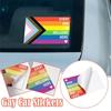New Rflective Rainbow Car Sticker Gay Decals High-quality Sunscreen Windshield Suv Bodywork Decoration Interior D1O5