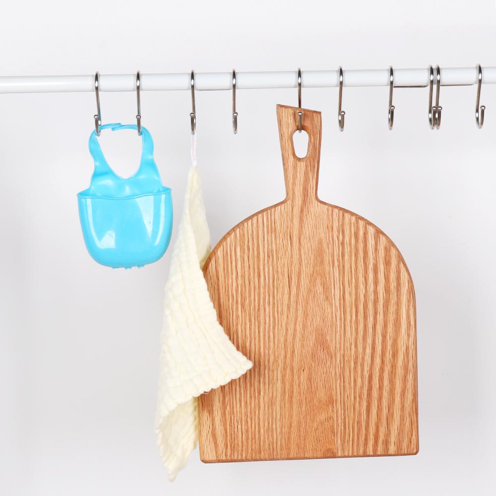 Bathroom Organizer Holder Hanger Storage Rack Double S Shaped Hook Clasps Hooks