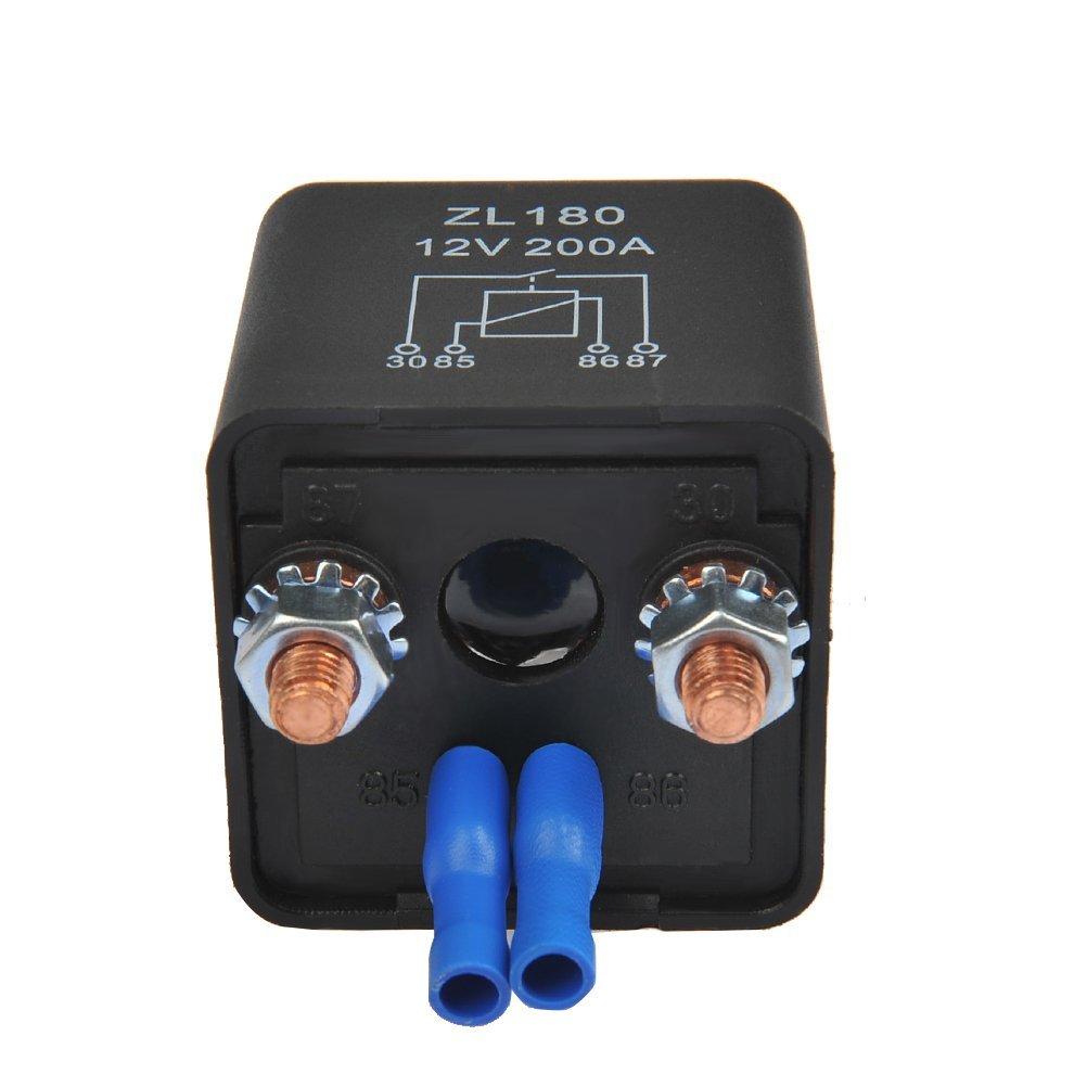 ARCELI Автомобильное реле 12 В 200 А - реле для двигателей тяжелых автомобилей, автомобильных лодок