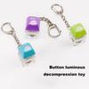 Fidget Toys Keyboard Adult Kids Keychain Stress Relief Toy Exercise Wrist Stress Relief Keychain Fidget Toy Decompression Toy Keychain