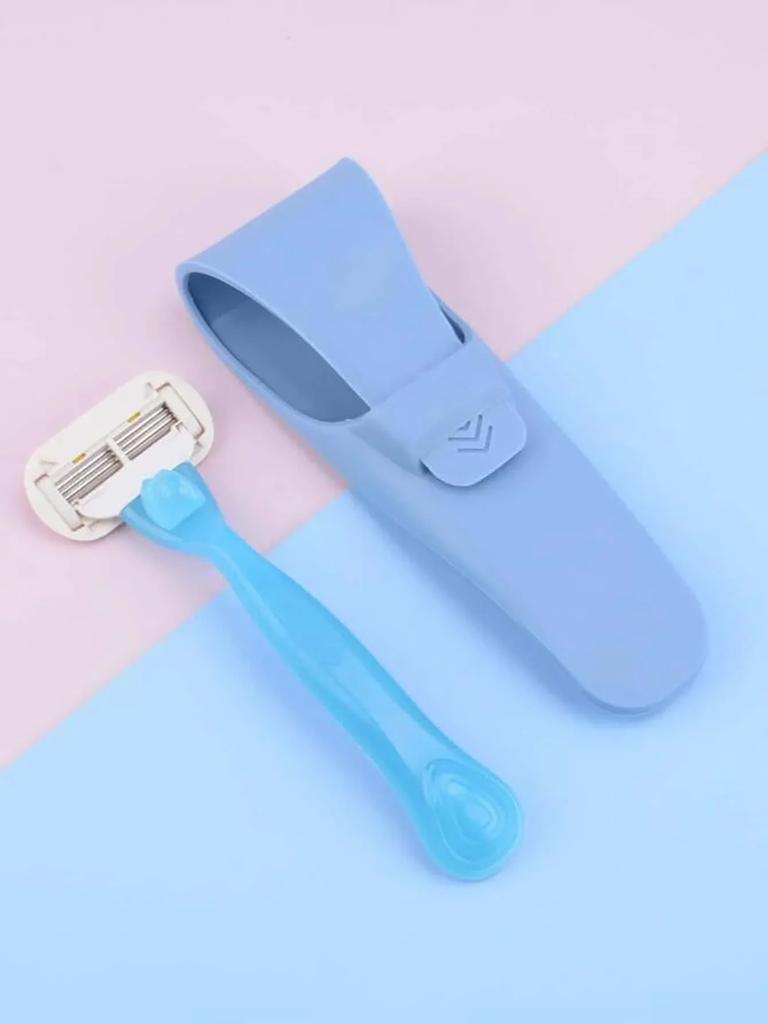 1 шт. Силиконовый водонепроницаемый чехол для безопасной бритвы для Gillette Parker Merkur Мягкий ручной бритвенный станок Чехол для переноски Сумка Чехол для дома Путешествия