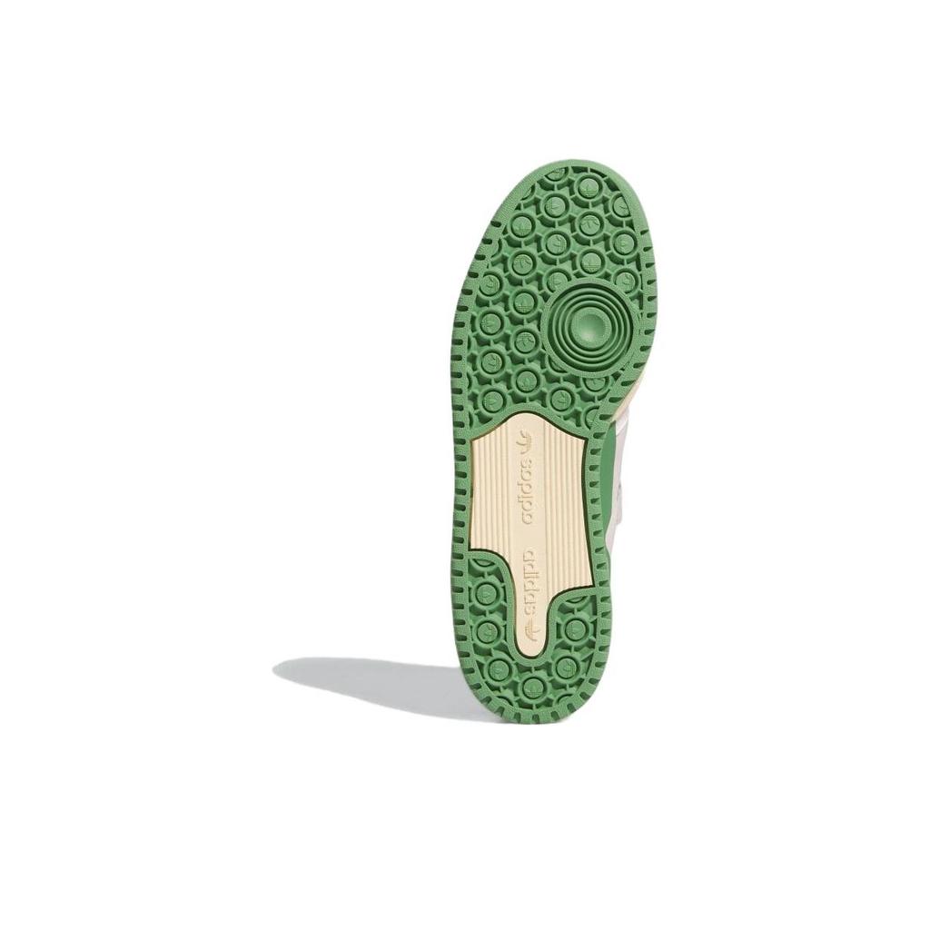 Adidas Originals Forum 84 Удобные Легкие Низкие Кеды для Скейтбординга Унисекс Кроссовки Белые Зеленые IH5349