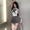 Hot Sexy School Girl Uniform Women Cosplay Student Costumes Exotic Lingerie Pleated Skirt Outfits Sex Porno Role Playing Clothes