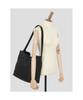 Beanpole Accessory Raffia Shoulder Bag Black