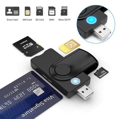 USB 3,0 2,0 устройство чтения смарт-карт TF Micro SD Memory ID Bank EMV Electronic DNIE DNI Citizen SIM Cloner Разъем адаптера