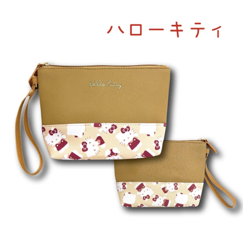 Многофункциональная сумка Hatayama Shoji, Узор с флаерами, Hello Kitty, В13 x Ш20 x Г5см, 34202631