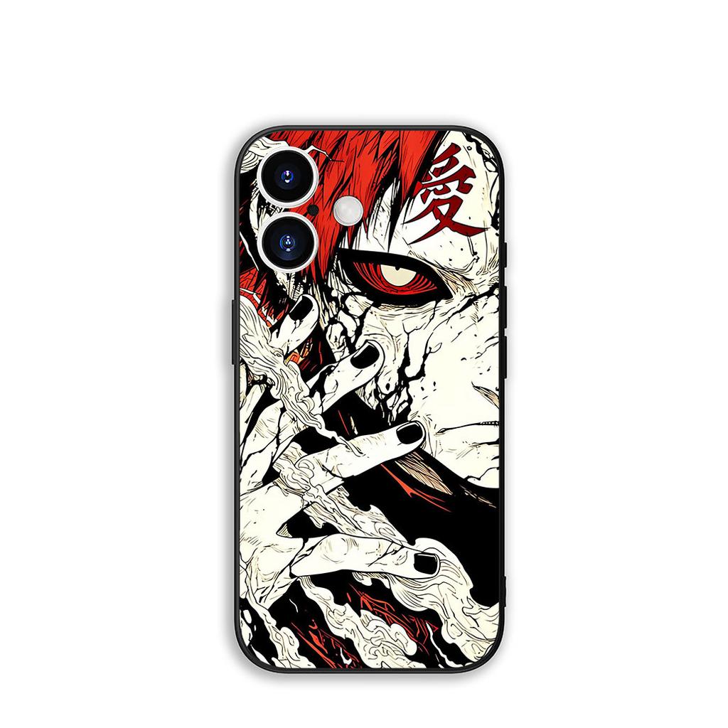 for Apple iPhone 16 15 14 Plus 13 12 Mini 17 Pro Max + 16E Air 16+ ProMax Phone Cover Case Cartoon Gaara Narutos Wallpaper
