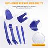 8pcs Set Car Hand Tool Car Audio Disassembly Tool Plastic Pry Bar Door Panel Disassembly Pry Panel Interior Clip Rocker Crowbar