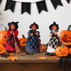 Creative Broomstick Witch Statues Funny Witch Figurines Haunted House Decorations
