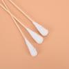 20 Pcs 20Cm Wood Cotton Swab Health Medical Clean Sticks Buds Wood Cotton Head