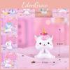 Charming Resin Unicorn Figurine For Whimsical Cake Decoration Desktop Decoration