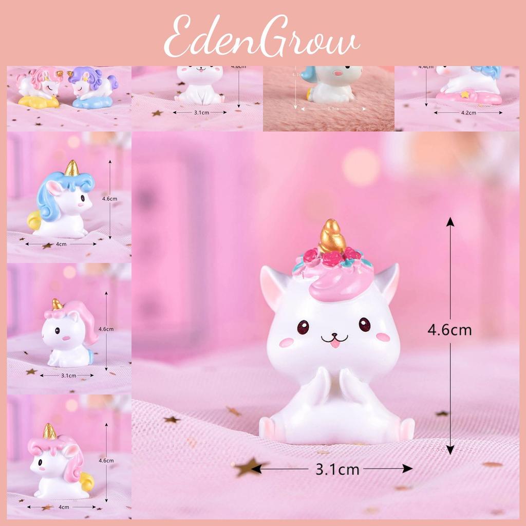 Charming Resin Unicorn Figurine For Whimsical Cake Decoration Desktop Decoration