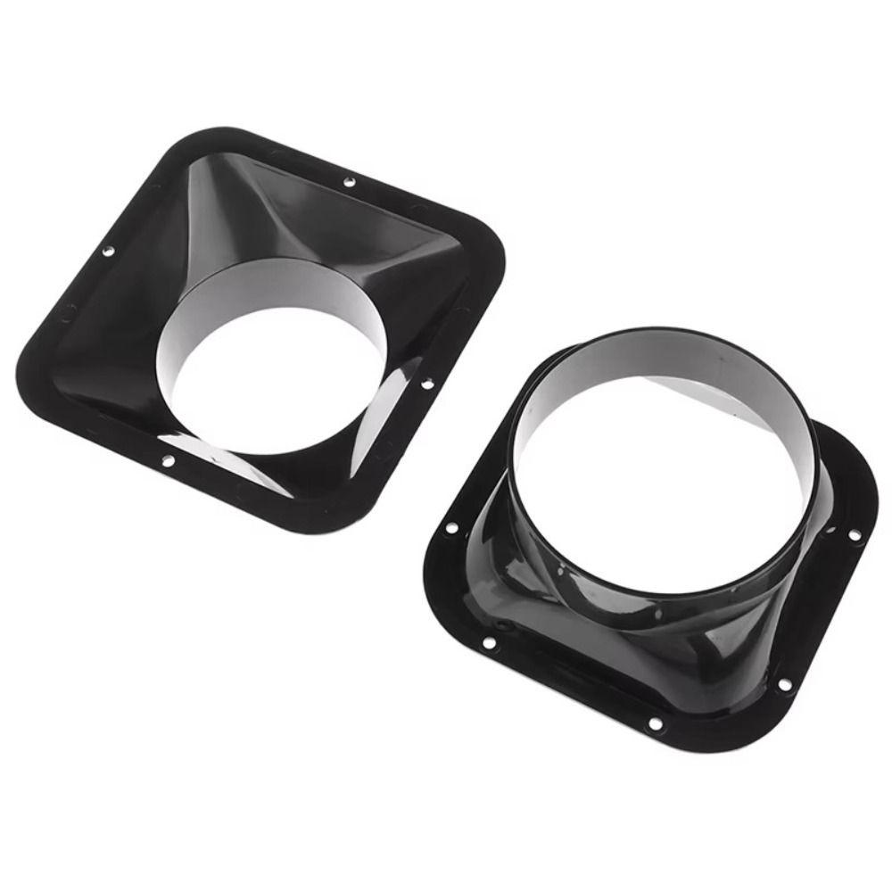 Black Ventilation Pipe Joint ABS Exhaust Pipe Connector Air Ducting Connection  Kitchen