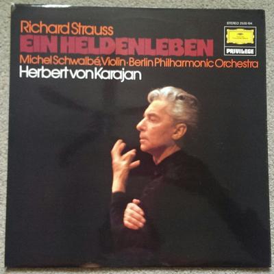 Виниловая пластинка RICHARD STRAUSS  BERLINER PHILHARM  Ein Heldenleben 2535194 Deutsche Grammo 1978 Германия Классическая Б/У
