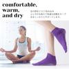 Copeflap Yoga Pilates Set of 2 and Light Women's Five-Toe Socks, Socks, Non-Slip, (Gray Purple)