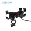 LMoDri Универсальный USB-заряжаемый держатель для телефона для мотоцикла 360 Мотоциклетное регулируемое вращающееся крепление Мобильный телефон