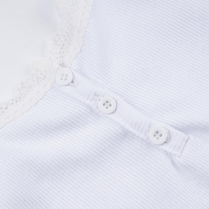 Женский жилет-комбинезон на весну и лето с квадратным вырезом на пуговицах, легкий ветрозащитный, с кружевом, небольшой, на бретельках