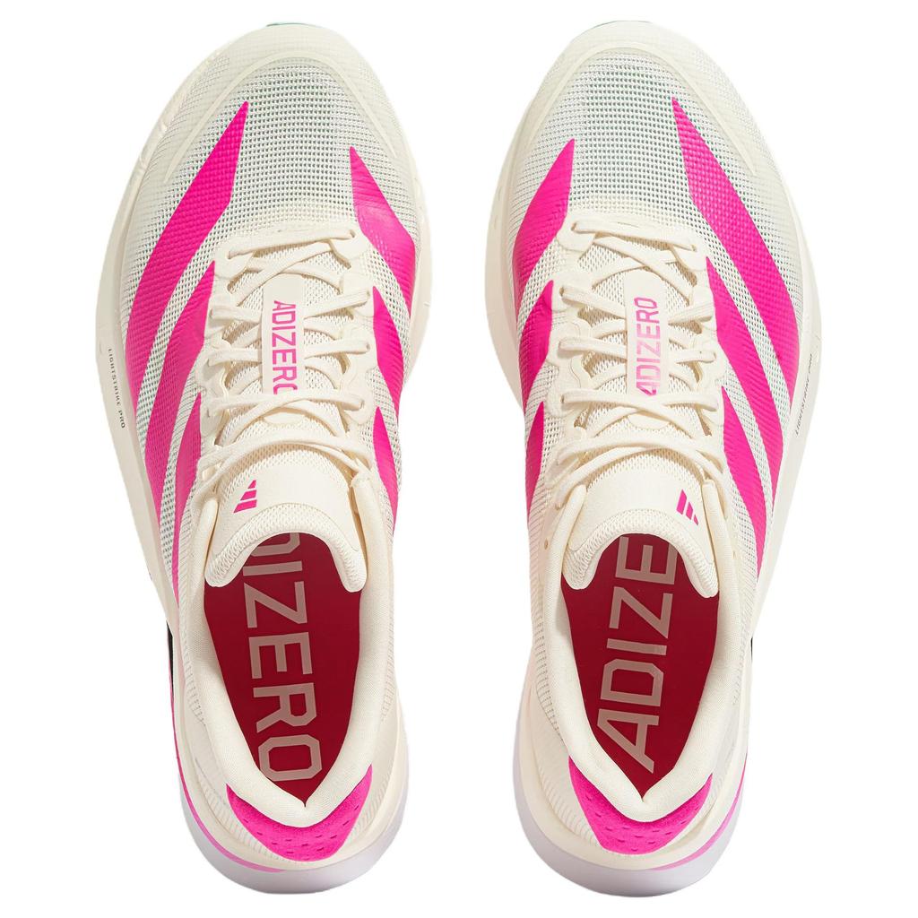 adidas Adizero Boston 13 Классические Удобные Нескользящие Прочные С Отскоком Тренировочные Кроссовки для Бега Унисекс Кроссовки Хан-Нефрит-Белый KK1427