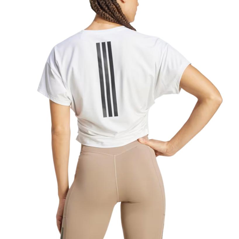 adidas Powerclimacool Мягкая Приятная к коже Удобная Универсальная Футболка с коротким рукавом и спущенным плечом Женские топы JX1194
