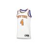 NBA Letter and Number Logo Print Basketball Jersey, Fan Edition, Derrick Rose No. 4 Men Tops White DN2087-101