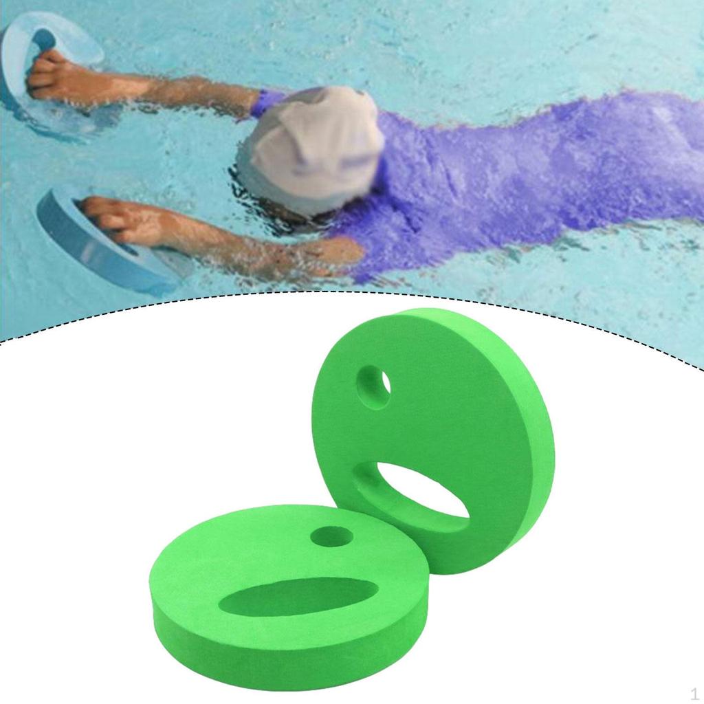 2 шт. Диски для водных упражнений Аэробное оборудование Тренировка плавания Легко держать Подводное сопротивление