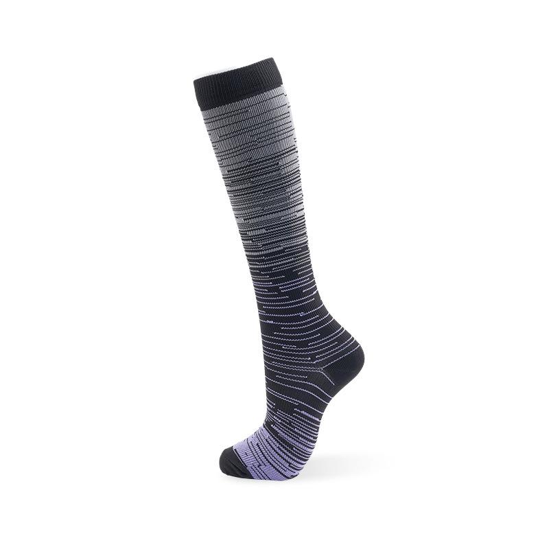 Компрессионные носки Женские европейские и американские спортивные носки Высокие носки для голени Скакалка Фитнес Беговые носки Чулки Формирующие носки
