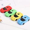 4-упаковка пластиковых ластиков в форме гоночных машин для школьников - ПВХ резиновые ластики для карандашей с рисунком - школьные канцелярские принадлежности для детей до 14 лет