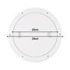 8 Inch Round Plastic Marine Deck Cover Deck Inspection Access Hatches Cover Non Slip Waterproof For Marine Boat Yacht