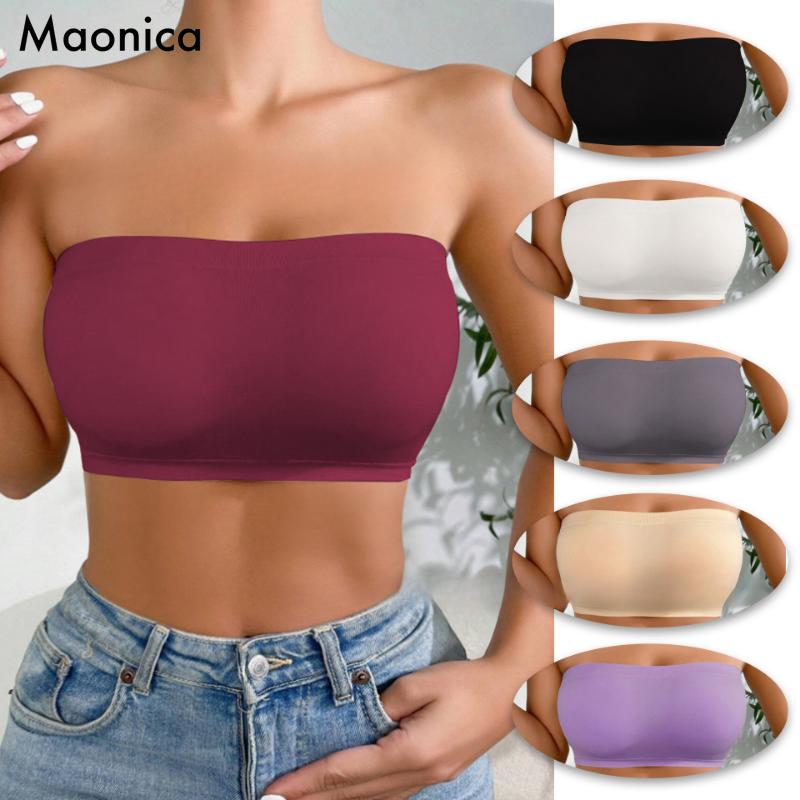 Women's Summer Tube Top Vest Seamless Breathable Bottoming Underwear High Elastic Ins Bra
