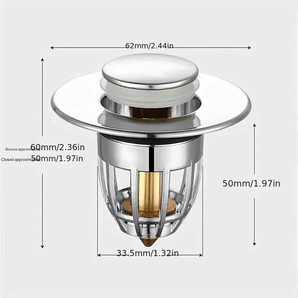 1-3 шт., пробка для фильтра для раковины для душа в ванной, фильтр для раковины для волос, пробка для кухонной ванны, пресс для отскока