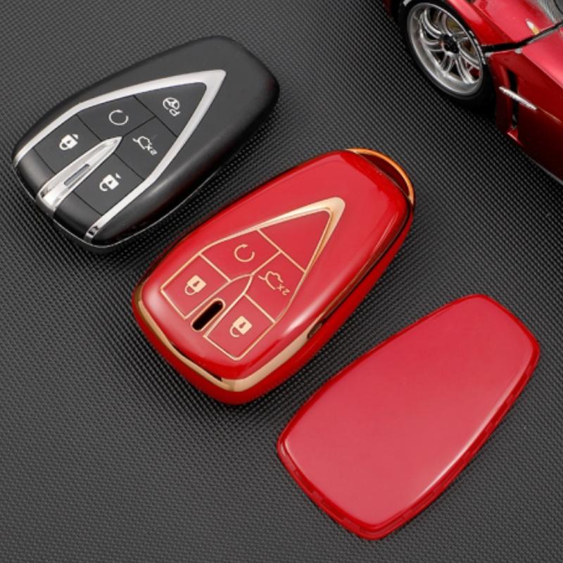 3/4/5 Кнопок Пномпень Чехол для ключа-пульта автомобиля Ракушка Брелок Защитная сумка Держатель для Changan CS35 Plus CS55 Plus CS75 Plus 2019 2020