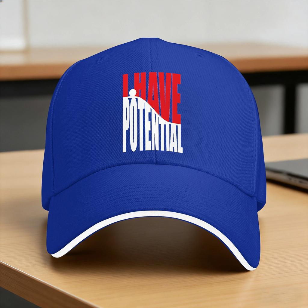 I Have Potential Sun Baseball Cap Summer Couple Women  Design Trucker Hat Dropshipping yk Cool Tennis Skate Snapback Cap