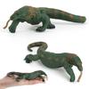 Simulated Wildlife Model Reptile Lizard Solid Static Komodo Dragon Plastic Ornament