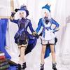 Furina/Focalors Косплей Аниме Игра Genshin Impact Костюм Коронированная Прима Униформа Парик Шляпа Платье Женская Вечеринка на Хэллоуин Ролевая Игра Одежда Одежда