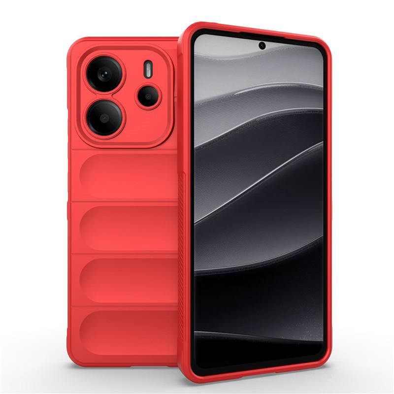 Для Redmi Note 14 4G 24117RN76G Глобальная Крышка Для Redmi Note 14 Чехол 6.67 дюйма Резиновый Ударопрочный Мягкий Силиконовый Защитный Бампер