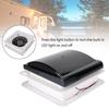 14" RV Caravan Roof Vent Manual RV Camper Fan 12V Skylight со светодиодной подсветкой