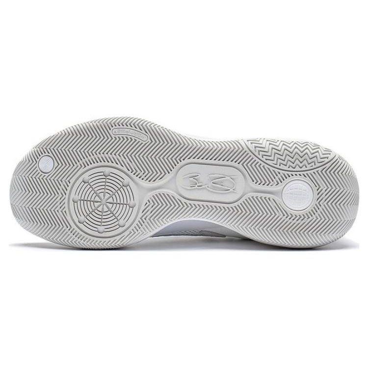 Li Ning Wade ALLDAY Wade ALLDAY Удобные износостойкие дышащие низкие баскетбольные кроссовки мужские Белые Серые ABPT007-4