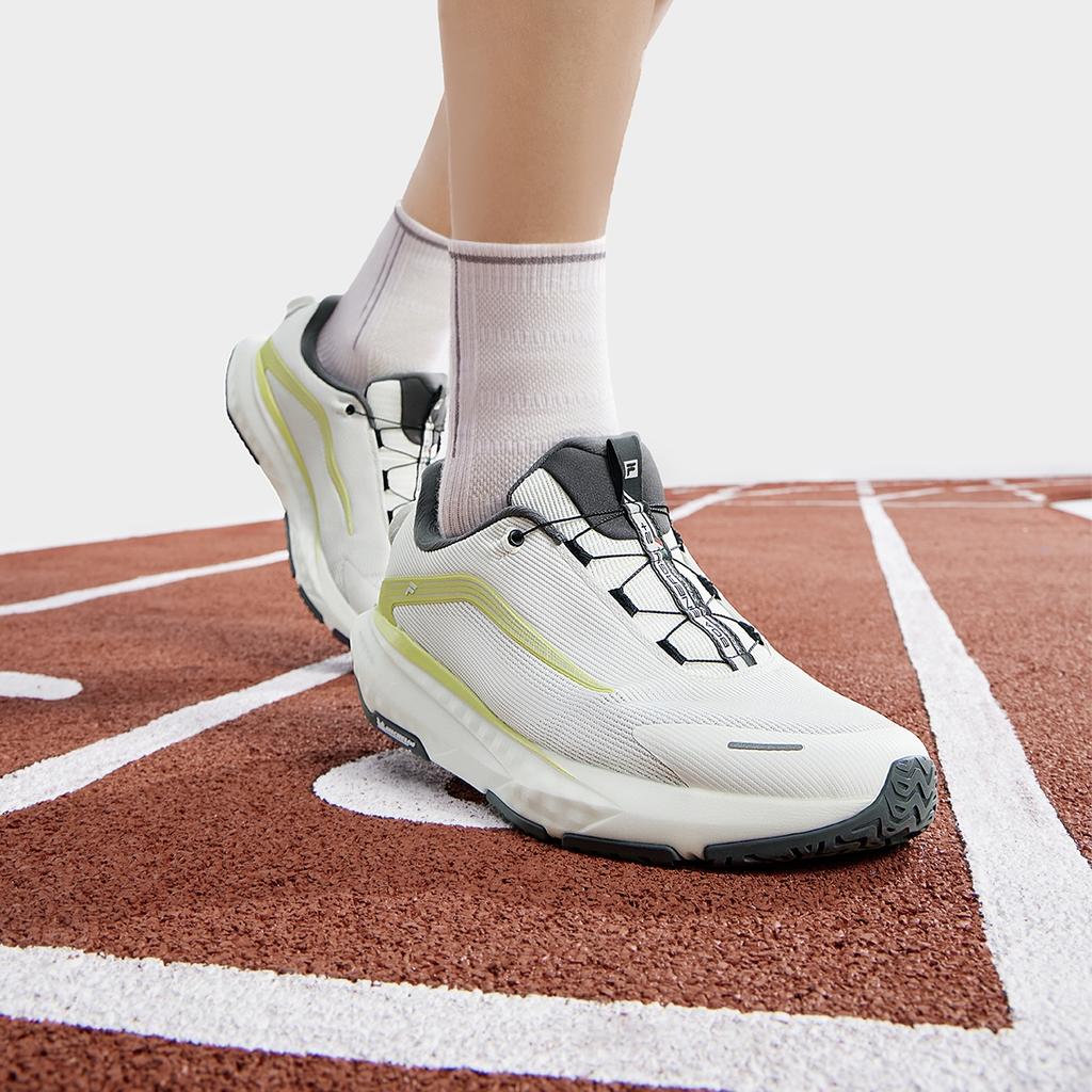 Fila Повседневные слипоны с низким верхом, кроссовки для бега для мужчин, ярко-белые, цвет серной весны, зеленый, A12M431104FBS