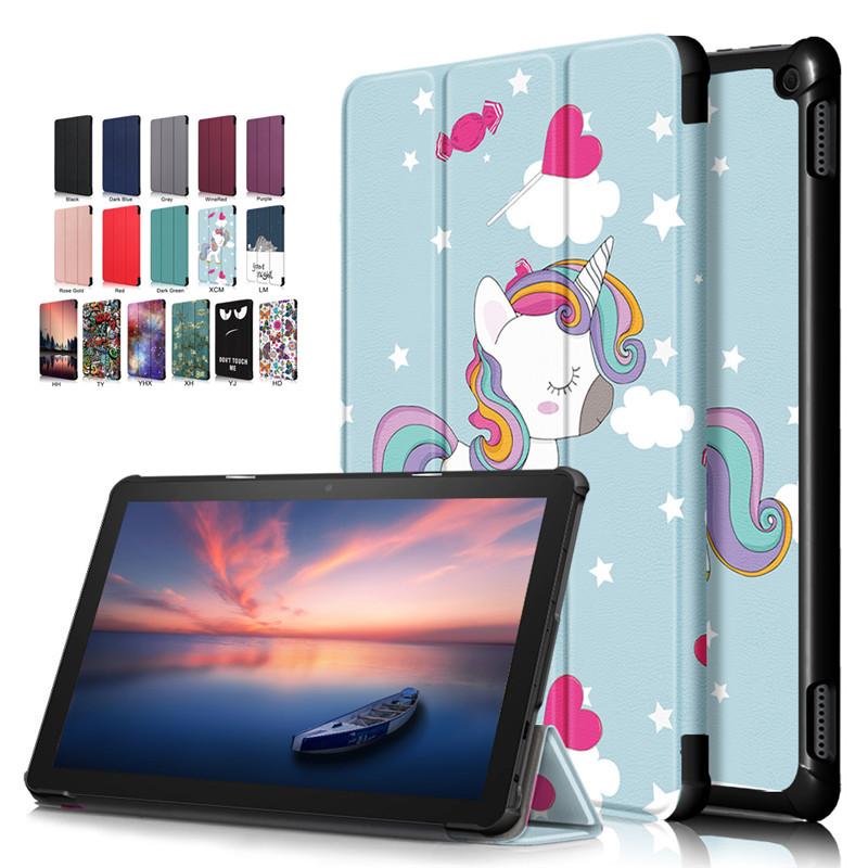 For Amazon FireHD 10 2019 Amazon FireHD 10 2021  Case Folding Stand Magnetic Shell for Amazon Fire HD 10 2021 11th Gen Tablet Cover Kids