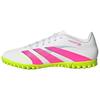 Predator Club Versatile Comfortable TF (Rubber Studs) Fabric Non-Slip Wear-Resistant Football Shoes Men Football Shoes White Pink ID3785